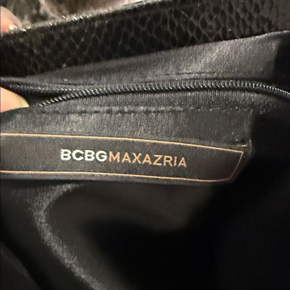 BCBG MAXAZRIA Elegant Black Mesh Women's Bag - Picture 4 of 6